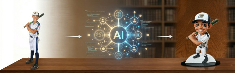 I Turned A Player Photo Into A Bobblehead Style Image